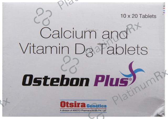 Ostebon Plus 500mg/500IU Tablet 20s
