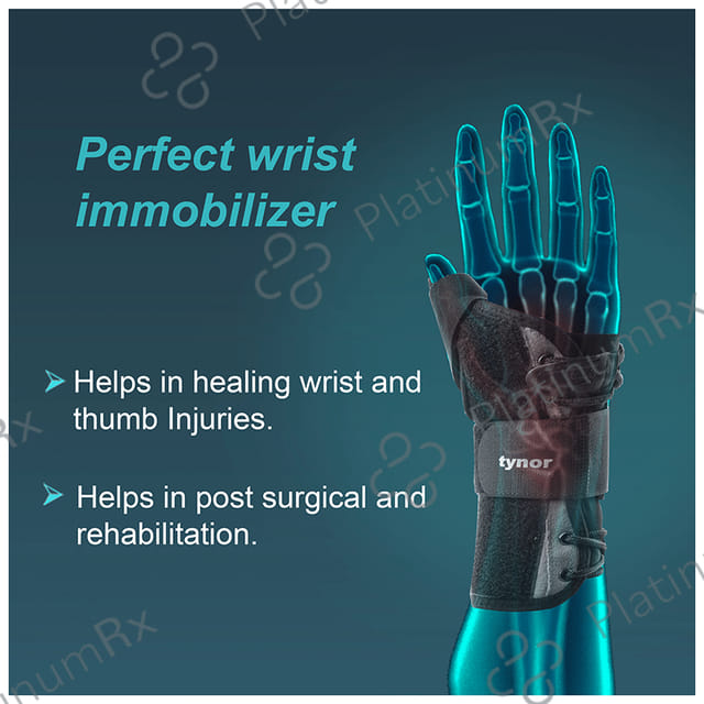 Tynor E-44 Wrist Splint with Thumb Small