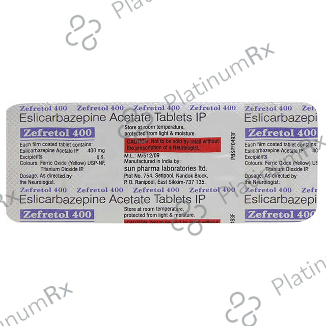 Zefretol 400mg Tablet 10s