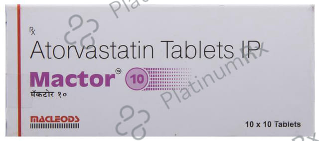 Mactor 10mg Tablet 10s