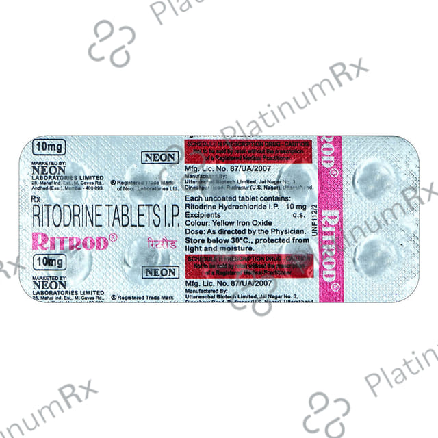 Ritrod 10mg Tablet