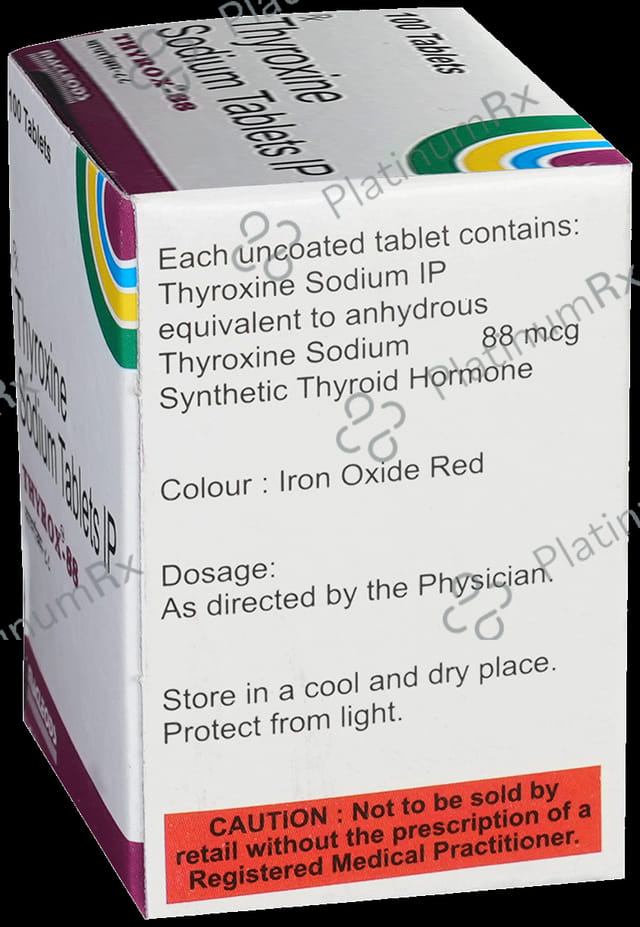 Thyrox 88mcg Tablet 100s