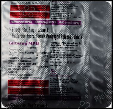 Glitaray MP 2/500/15mg Tablet PR 15s
