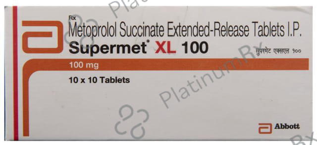 Supermet XL 100mg Tablet ER 10s