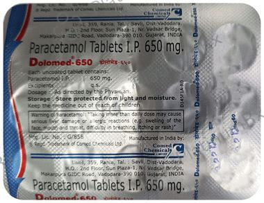 Dolomed 650mg Tablet 15s