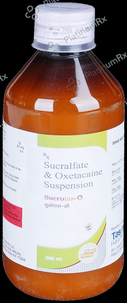 Sucrotas O Oral Suspension Sugar Free 200ml