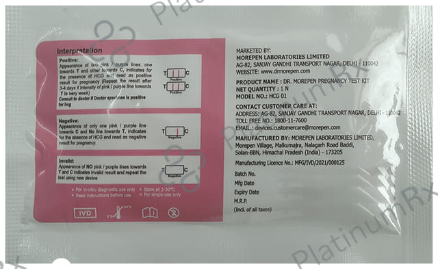 Dr Morepen Pregnancy