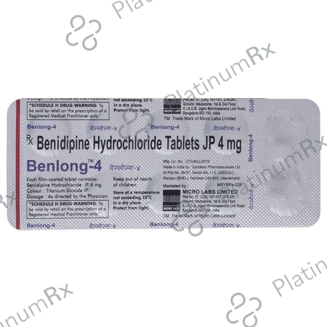 Benlong 4mg Tablet 10s