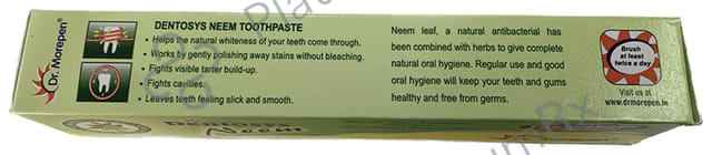 Dr. Morepen Dentosys Neem Toothpaste with Toothbrush Free