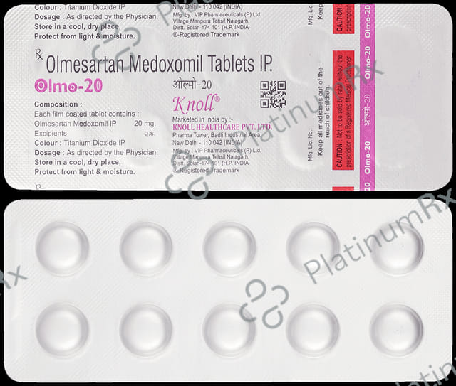 Olmo 20mg Tablet 10s