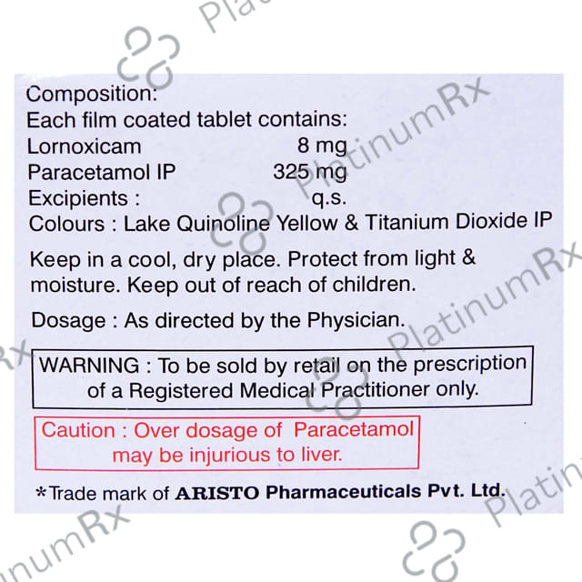 Lornicam Plus Tablet