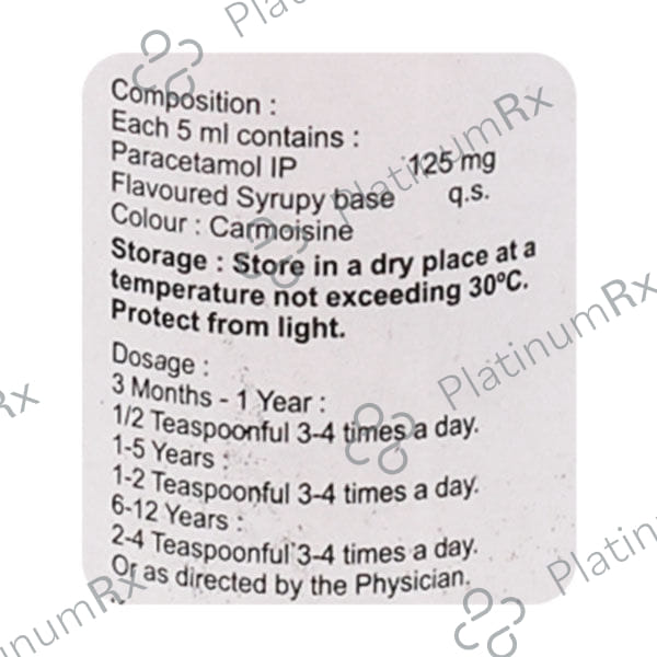 T 98 125mg Suspension 60ml