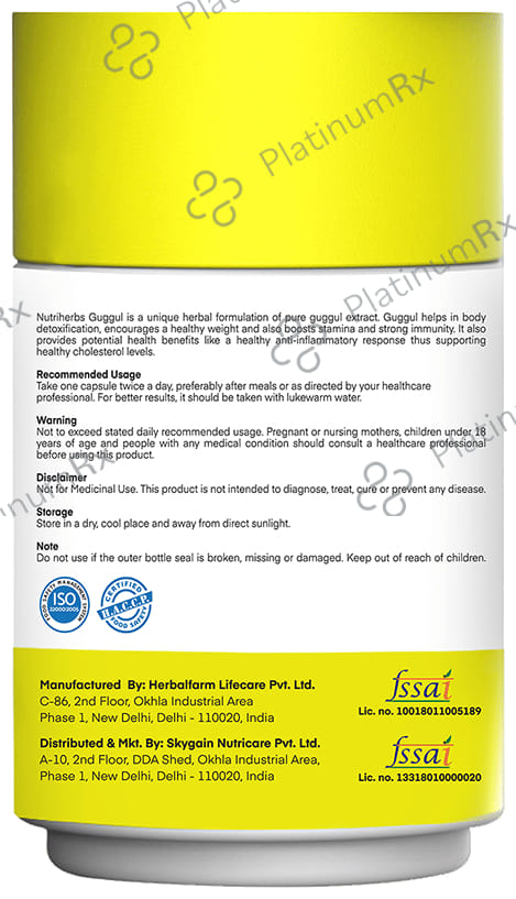 Nutriherbs Guggul Extract Capsule
