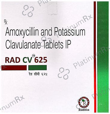 Rad CV 625mg Tablet 10s