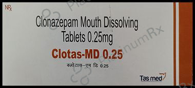 Clotas MD 0.25mg Tablet MD 15s