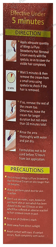 Wings Strawberry Hair Removal Cream ( 50gm Each)