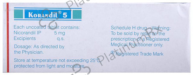 Korandil 5mg Tablet 10s