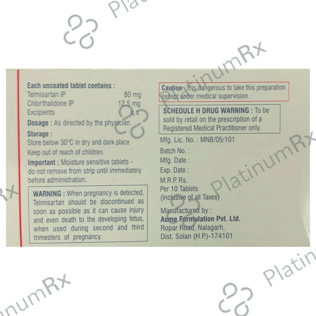 Inditel CH 80mg Tablet 10s