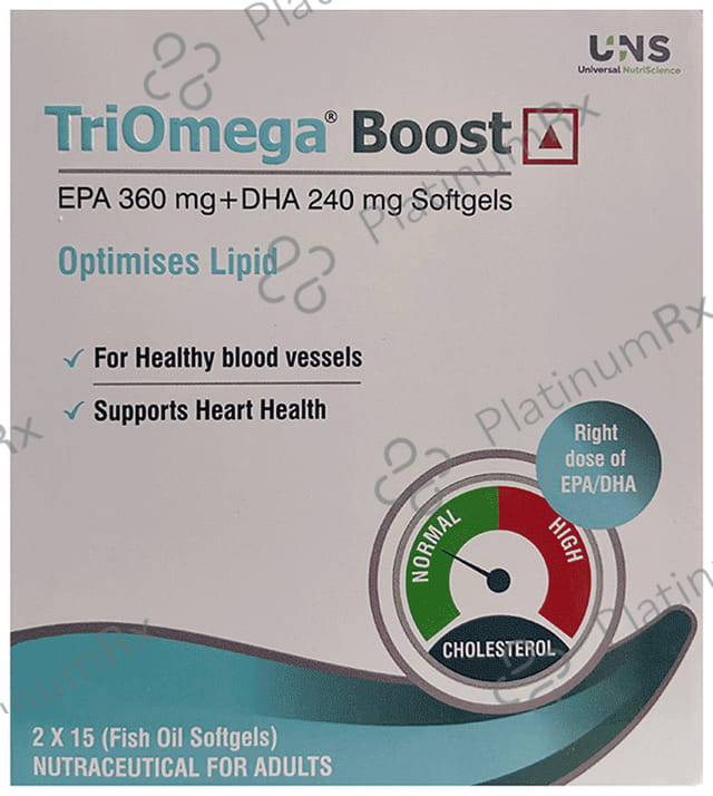 Triomega Boost Softgel Capsule 15s