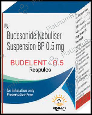 Budelent 0.5mg Respules 5X2ml