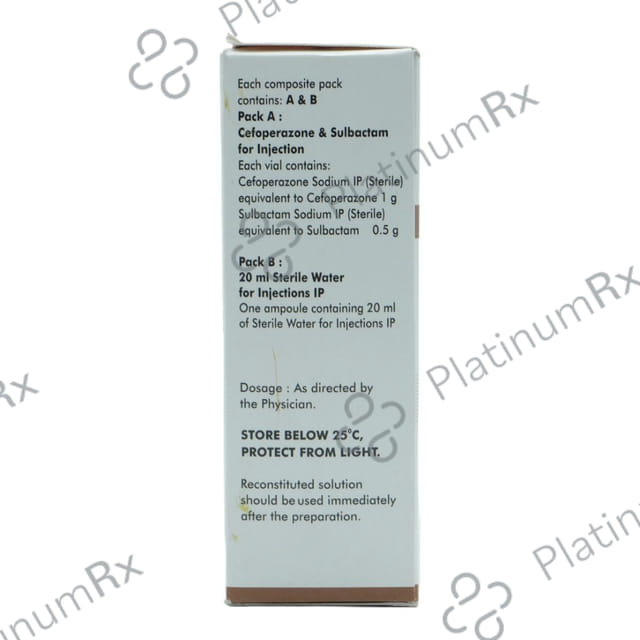 Cefglobe S Forte 1000/500mg Injection 1s