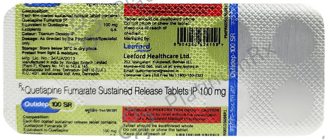 Qutidep 100 SR Tablet