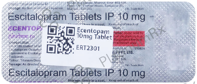 Ecentopam 10mg Tablet
