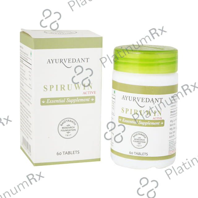Baidyanath Ayurvedant Spiruwin Active Tablet