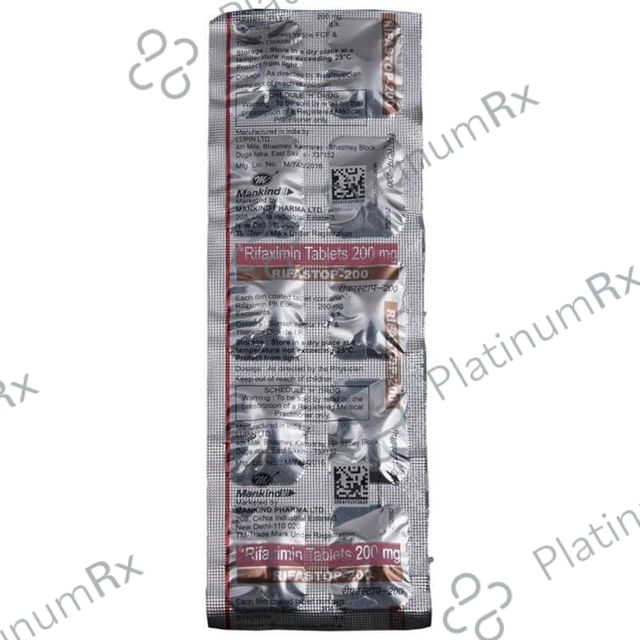 Rifastop 200mg Tablet 10s