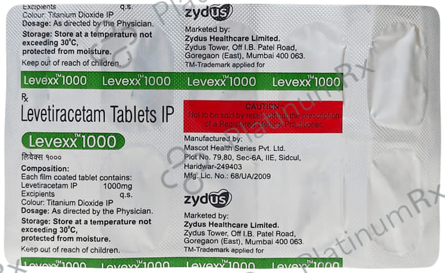 Levexx 1000mg Tablet 10s