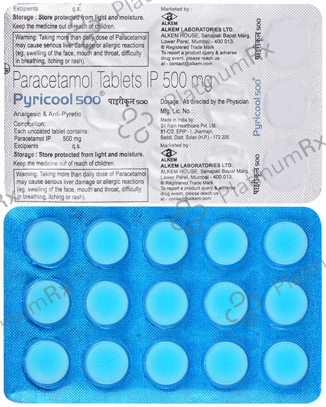 Pyricool 500mg Tablet 15s