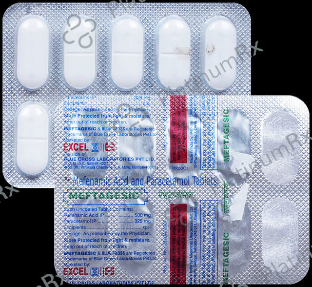 Meftagesic 500/325mg Tablet 10s (Blue)