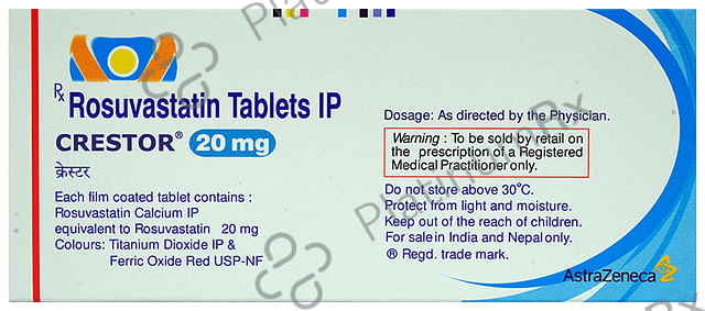 Crestor 20mg Tablet 10s