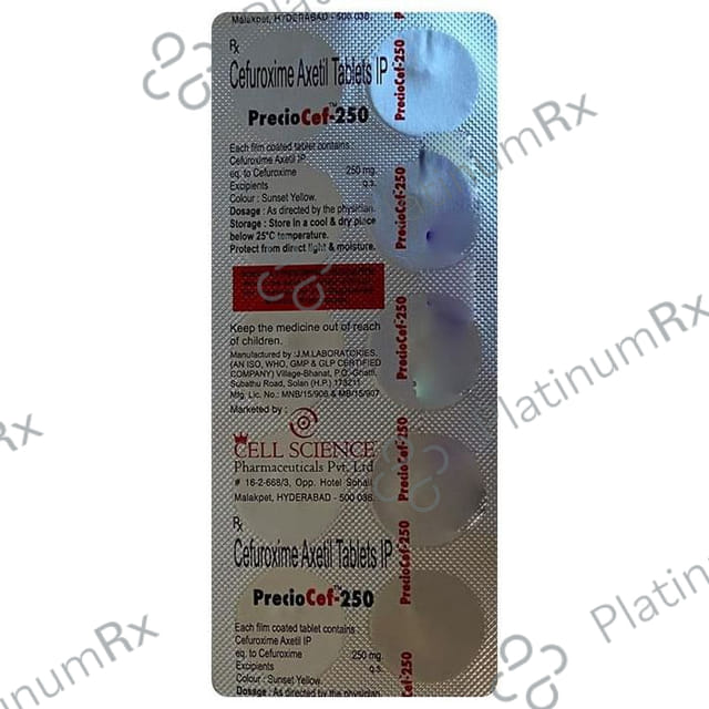 Preciocef 250 Tablet