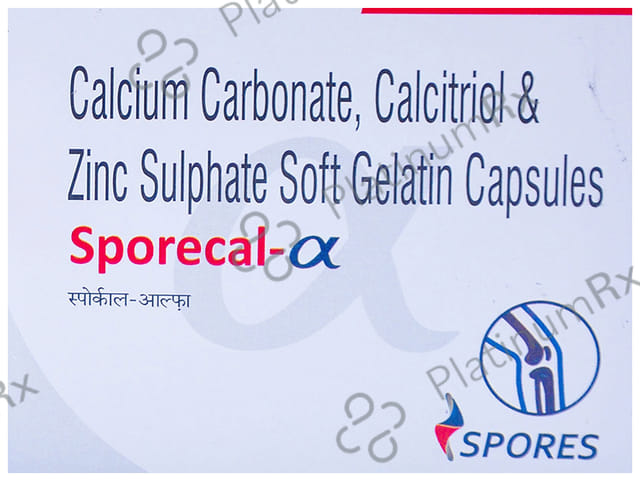 Sporecal-Alpha Soft Gelatin Capsule