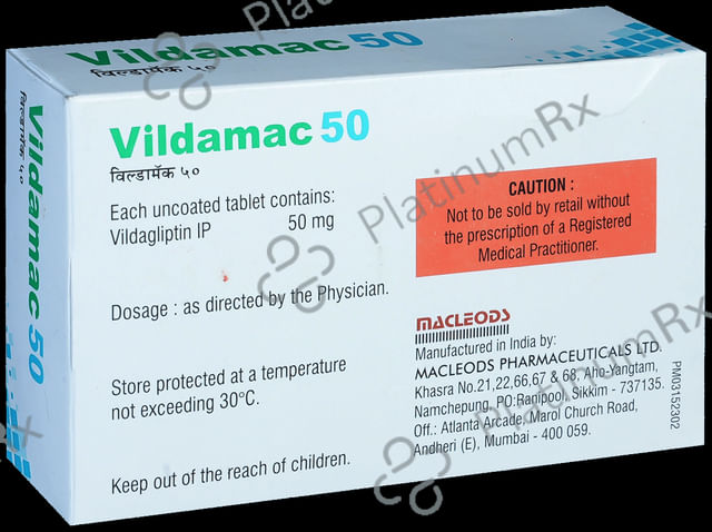 Vildamac 50mg Tablet 15s