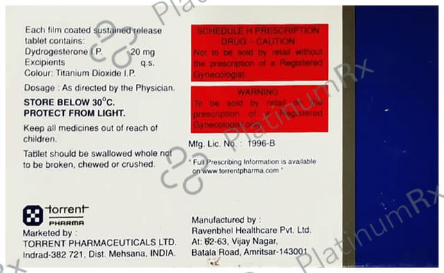 Dydropreg SR 20mg Tablet 10s