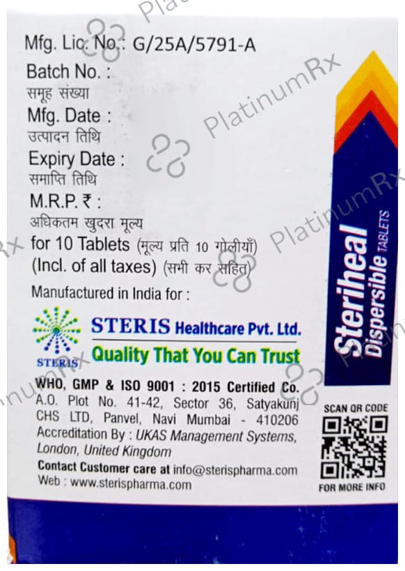 Steriheal Dispersible Tablet 10s