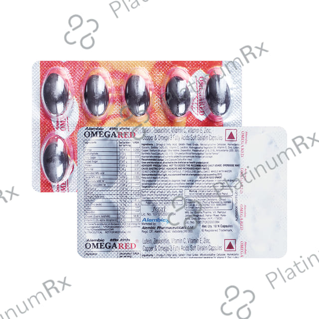 Omegared Capsule 10s