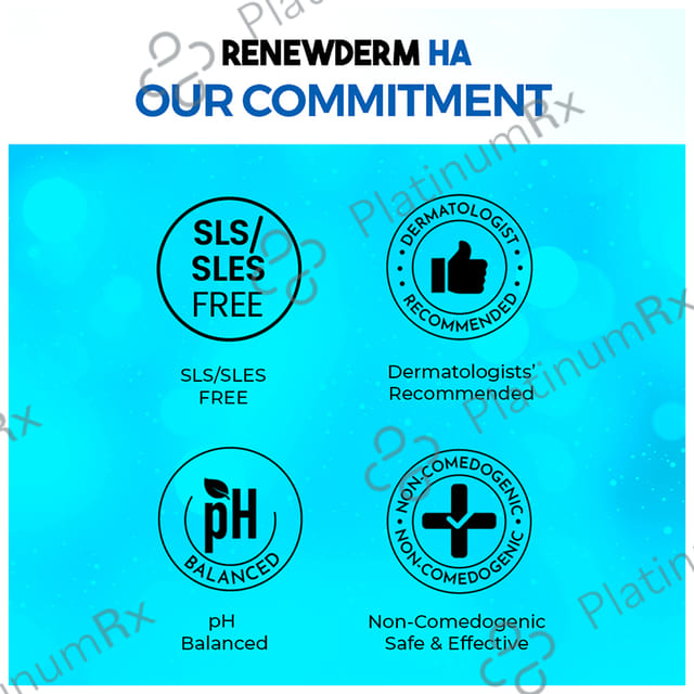 Renewderm HA Hyaluronic Acid Face Wash 100ml