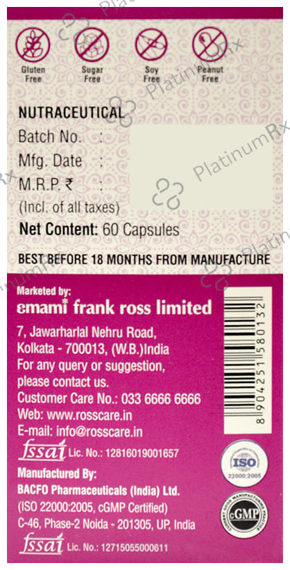Rosscare Milk Thistle 500mg Capsule