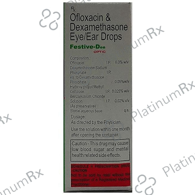 Festive Dee Optic Eye/Ear Drop 10ml
