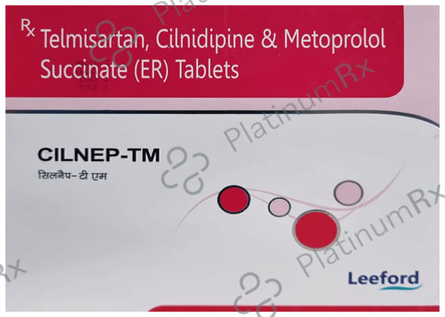 Cilnep TM 10mg/50mg/40mg Tablet ER 10s