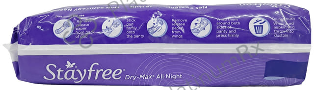 Stayfree Dry Max All Night Ultra Dry Pads XXL 28s