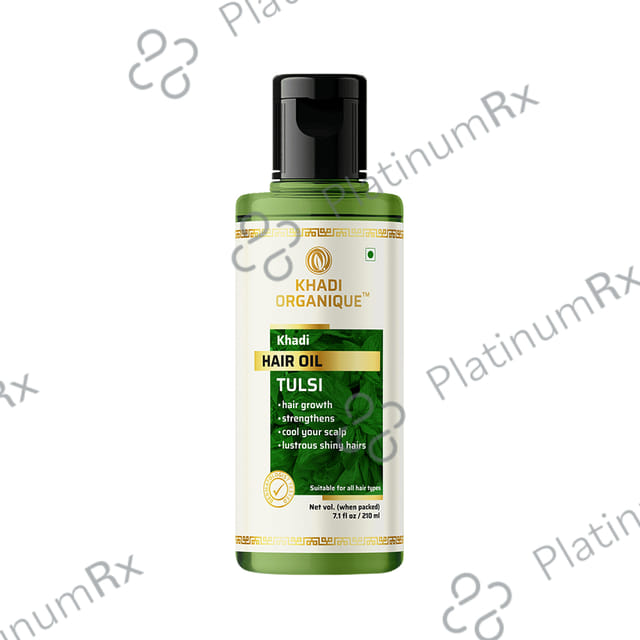 Khadi Organique Khadi Hair Oil Tulsi