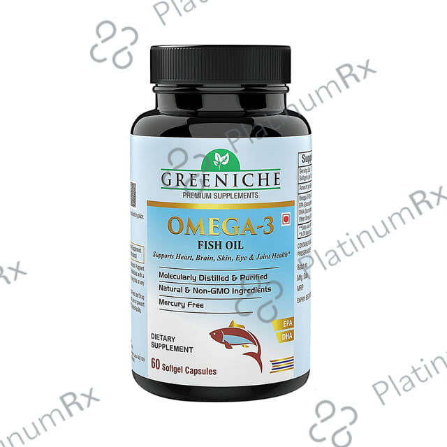 Greeniche Omega 3 Fish Oil Softgel Capsule 60s