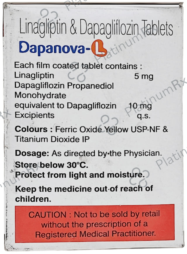 Dapanova L 10mg/5mg Tablet