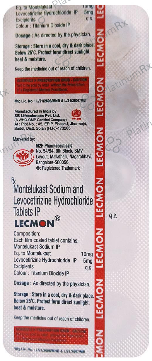 Lecmon 5/10mg Tablet 10s