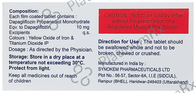 Dapaten 10mg Tablet 15s