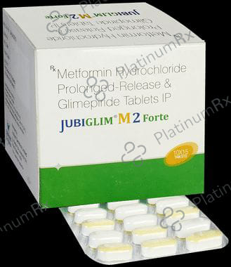 Jubiglim M 2 Forte 2/1000mg Tablet PR 15s